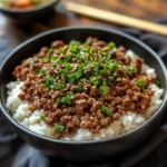 Korean Ground Beef Bowl