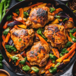 Skillet Bang Bang Chicken Thighs