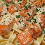 Lobster, Crab, and Salmon Alfredo - Rich & Creamy Seafood Pasta