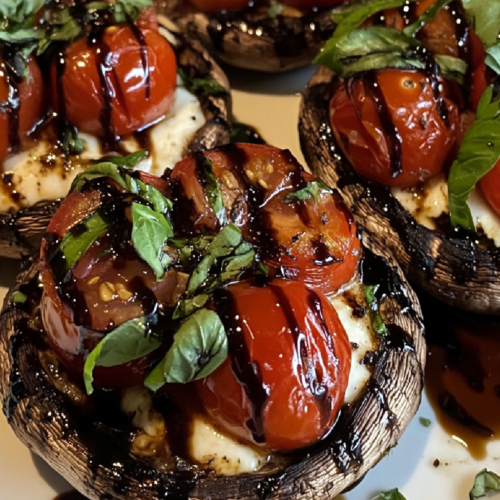 Caprese Stuffed Portobello Mushrooms 26 Caprese Stuffed Portobello Mushrooms