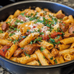 One Pot Smoked Sausage Pasta