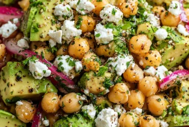 Chickpea Feta Avocado Salad 0