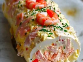 Roulé salé aux crevettes et saumon fumé 36 1781322336610