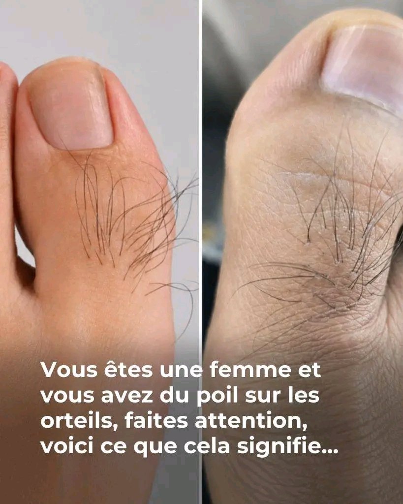 # Beaucoup de femmes ignorent ce que les poils sur les orteils révèlent... Voir plus 25 1781447647089